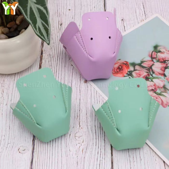 Digital Shoppy Roller Skate Shoes Toe Guards Toe Caps Protectors Roller Skating Shoe Accessory Synthetic Leather Toe Caps for Roller Skates