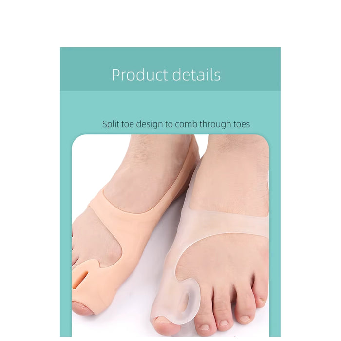 Digital Shoppy   Bunion Corrector for Women & Men Big Toe Straightener Bunion Brace for Bunion Pain Relief (Transparent)