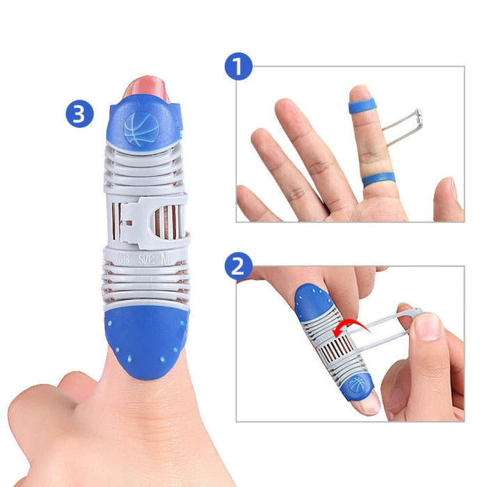 Digital Shoppy Fingers Splint Brace Pain Relief Basketball Finger Support Protector Volleyball Professional Nylon Rubber Splint Fingers