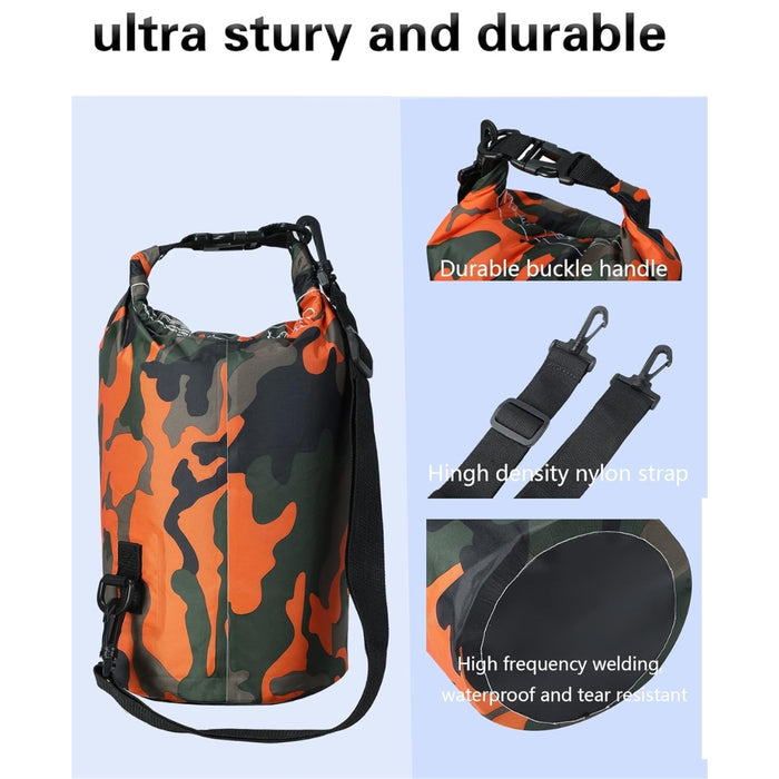 Digital Shoppy Camouflage Waterproof Backpack, 10L – Beach & Travel Bag
