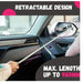 Digital Shoppy mirror wiper – retractable tool adjusting passenger side mirror from inside car, max length 980 mm