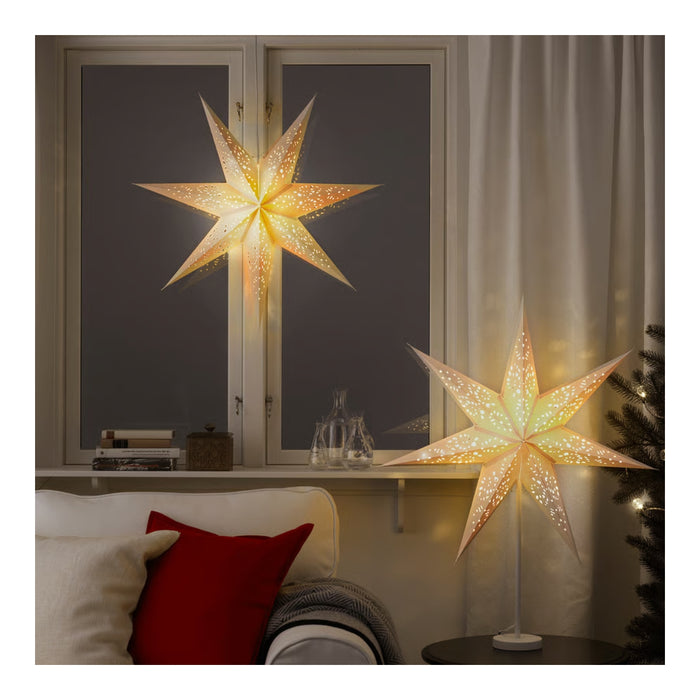 IKEA STRÅLA Lamp shade, lace white, 70 cm (28 ")