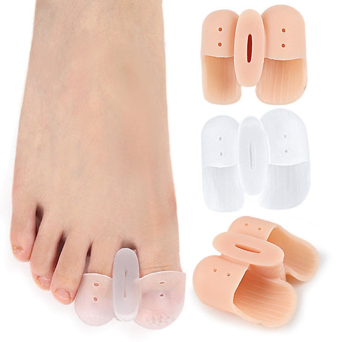 Digital Shoppy Soft Silicone Toe Spacers - Comfortable Pedicure & Correction Pads