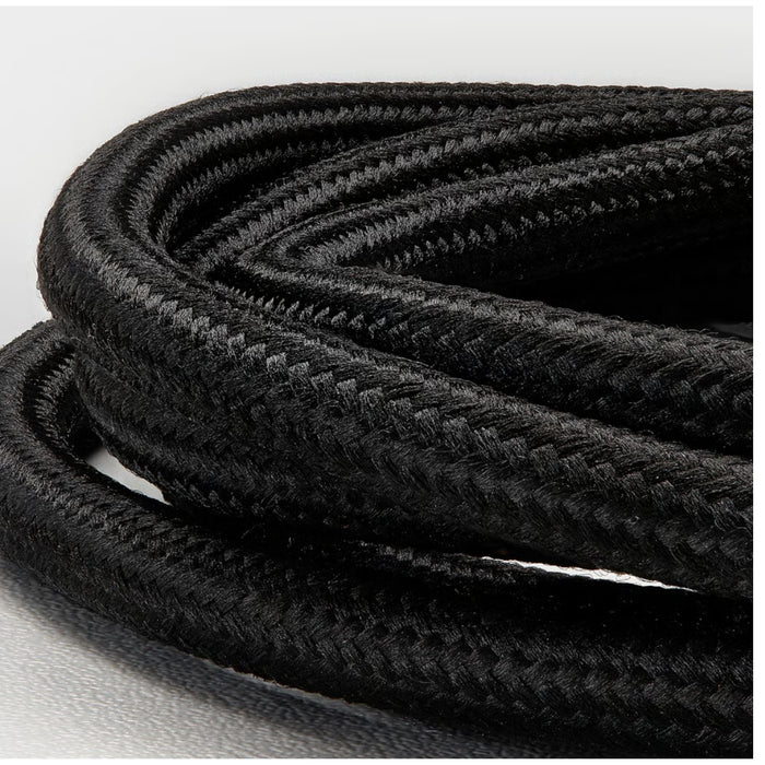 Close-up of E27 socket on SKAFTET cord set with brass detailing