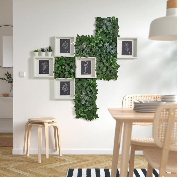 IKEA FEJKA Artificial plant, wall mounted in/outdoor/foliage, 25x25 cm (9 ¾x9 ¾ ")