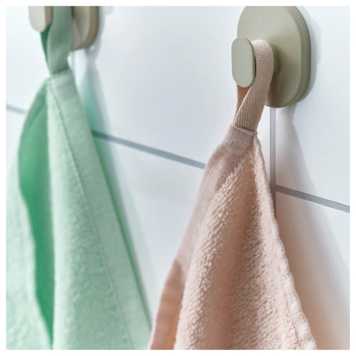 Ikea KRAMA Washcloth, 30x30 cm (4 Pack) with Place Mat, Multicolour and Dark Green, and 35x45 cm (1 piece)