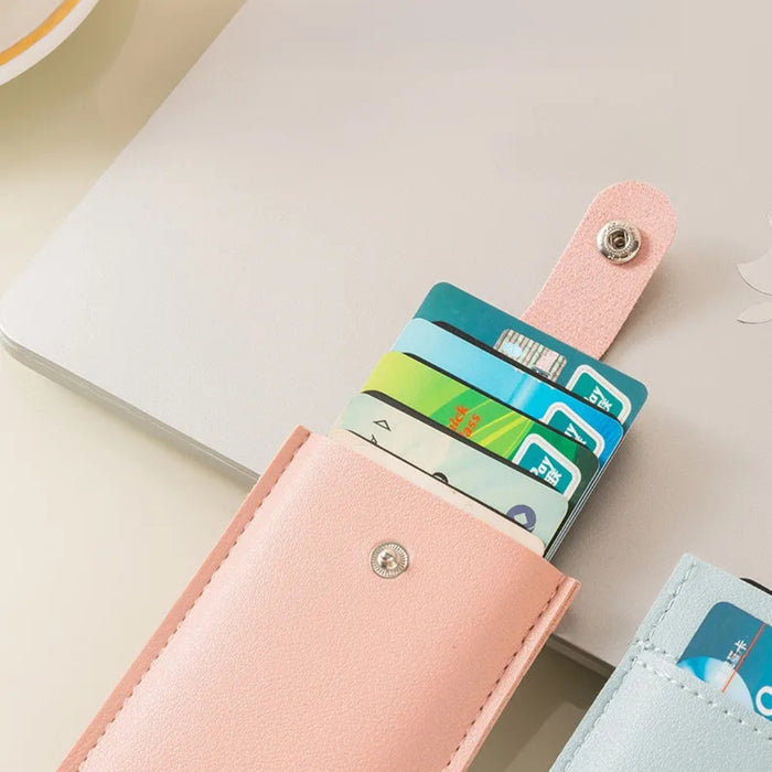 Digital Shoppy Pink Pull Card Wallet – Concealed Pop-Up Holder