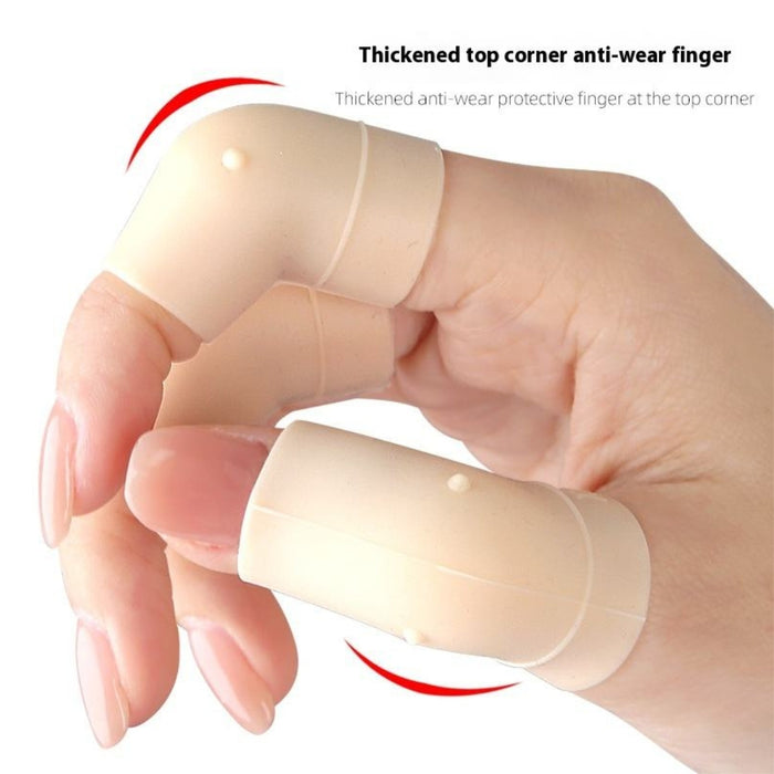 Digital Shoppy Silicone Finger Cots for Pedicure Foot Bath Massage Finger Joint Protection Thickened Top Corners Prevents Finger Cuff