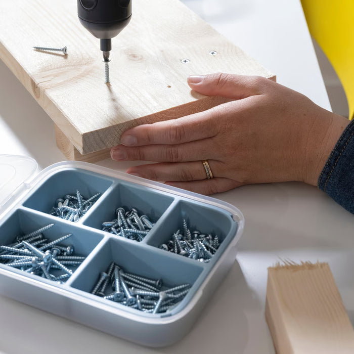 IKEA TRIXIG Complete Hanging Set: 200-Piece Wood Screw Set + 85-Piece Hooks & Hanging Set