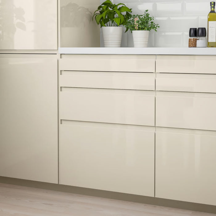 IKEA VOXTORP door, high-gloss light beige, 30x60 cm