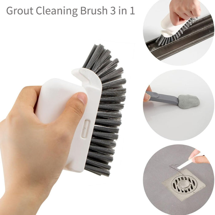 Digital Shoppy Window Track Brush – 3-in-1 Removable Multi Cleaning Tool