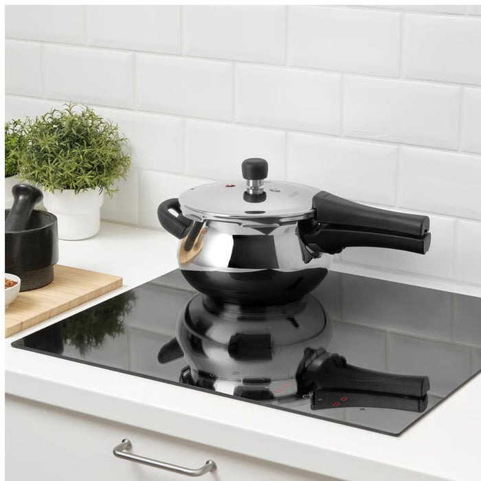 IKEA ARVFÄLTMAL Pressure cooker, stainless steel, 3 l (3.2 qt)