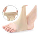 Beige magnetic foot massage pads for metatarsal support