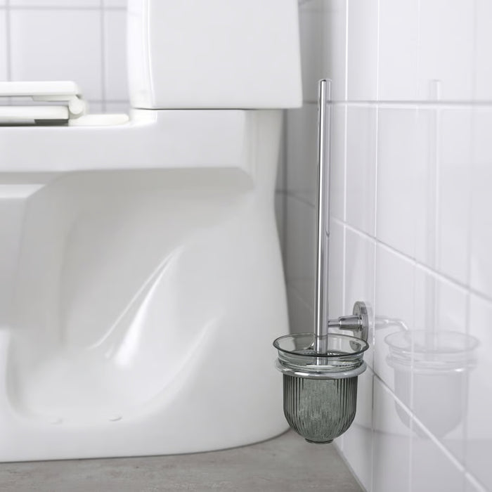 BROFJÄRDEN Chrome Bathroom Suite - 4-Piece Organization Set