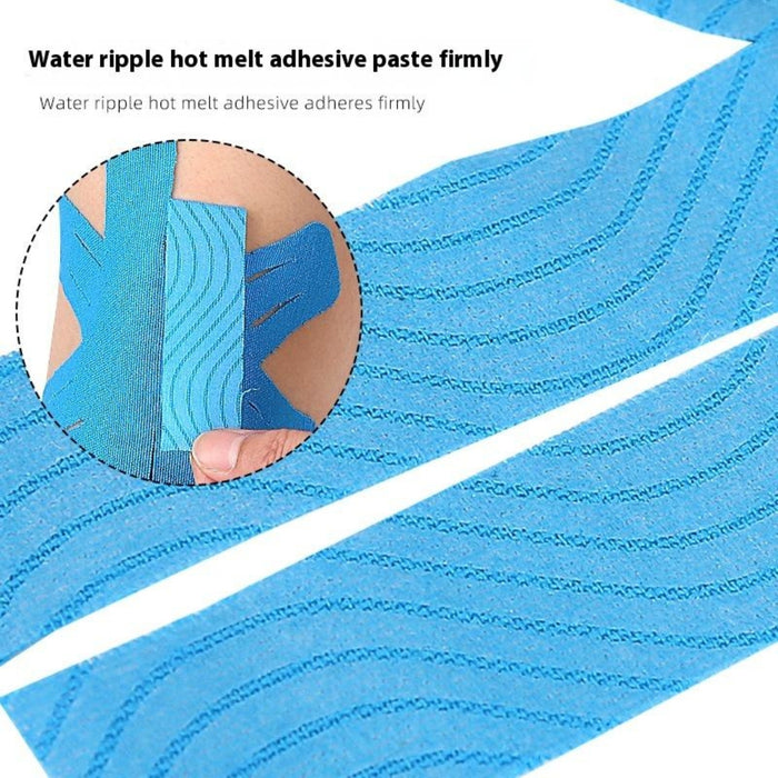 Digital Shoppy  Pre-Cut Kinesio KneeTape Breathable Waterproof Elastic Sports Bandage Combined Cotton Knee Muscle Fixed Support Kinesio Patch