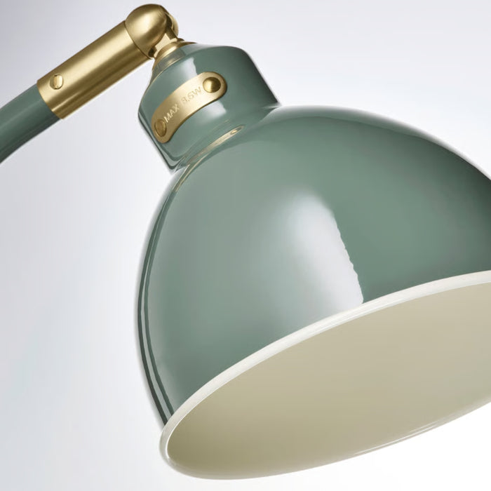 IKEA RÖDFLIK Desk lamp, grey-green