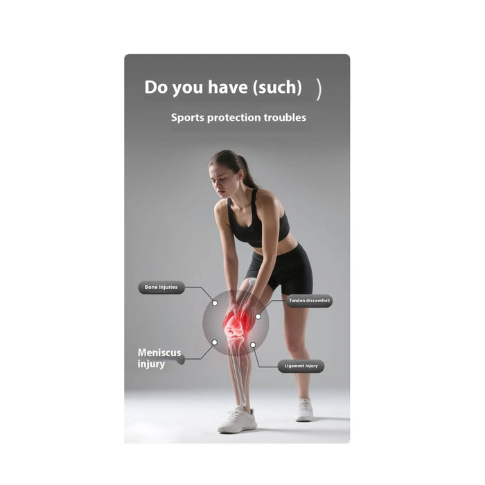 Digital Shoppy Breathable Anti-slip Fixed Sports Anti-injury Adjustable  Black 17.5X5CM