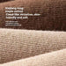 Three shades of brown cotton fabric stacked, labeled as Xinjiang long-staple cotton