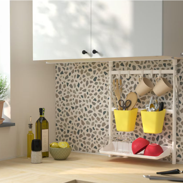 IKEA SUNNERSTA Kitchen organizer set, no drill/shelf/dish drainer/container