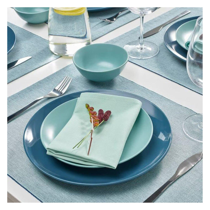 IKEA SVARTSENAP light turquoise napkin 35x35 cm cotton reusable table napkin