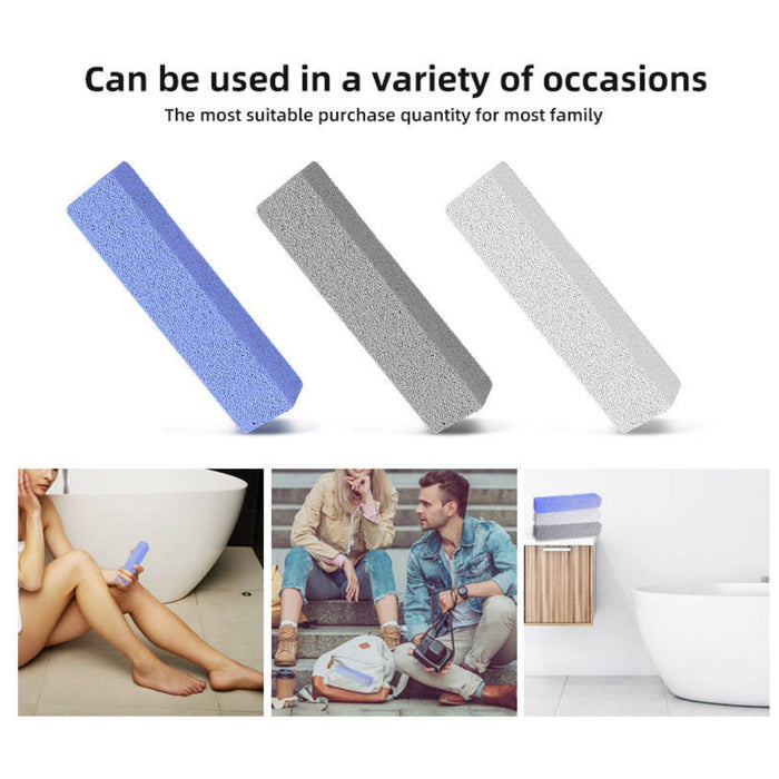 Digital Shoppy Portable Pedicure Foot Scrubber with Hard Skin Callus Remover Pumice Stone Foot File Foam Glass Callus Remover