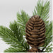 IKEA VINTERFINT artificial bouquet – close-up of pine cone surrounded by green pine needles, natural texture - 70609565