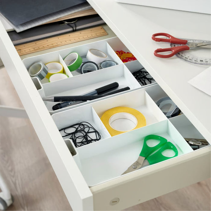 IKEA KUGGIS Insert with 5 compartments, white