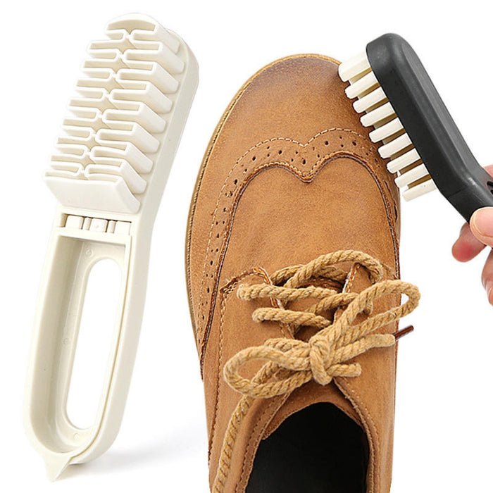 Digital Shoppy Plastic Handle Suede & Nubuck Shoe Cleaning Brush (Black)