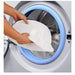 Digital Shoppy laundry bag – mesh pouch being inserted into front-load washing machine for safe laundering
