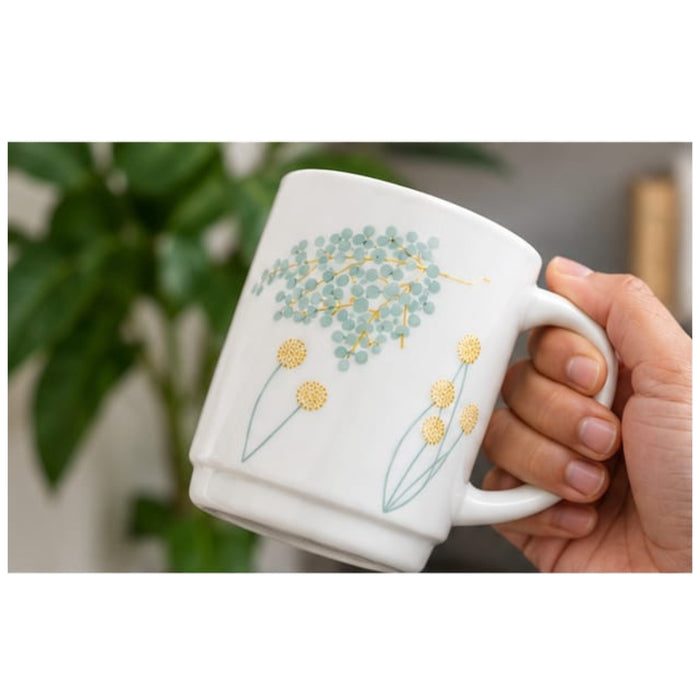 IKEA SKRANTARNA mug 30 cl floral pattern