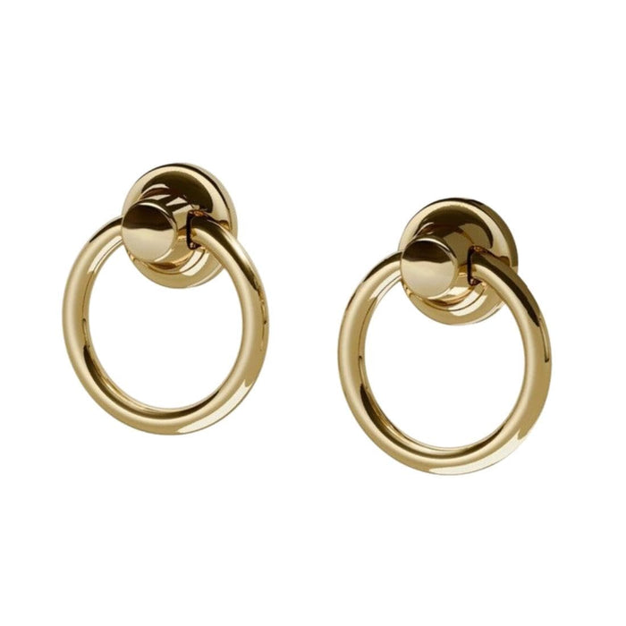 IKEA EDVALLA Cabinet knob - Brass color, 18mm (2 pack) with IKEA EDVALLA Cabinet knob - Brass color, 18mm (2 pack)