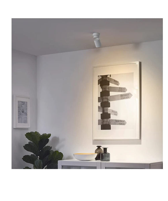 IKEA NYMÅNE Ceiling spotlight with 1 spot & 3 spot , white