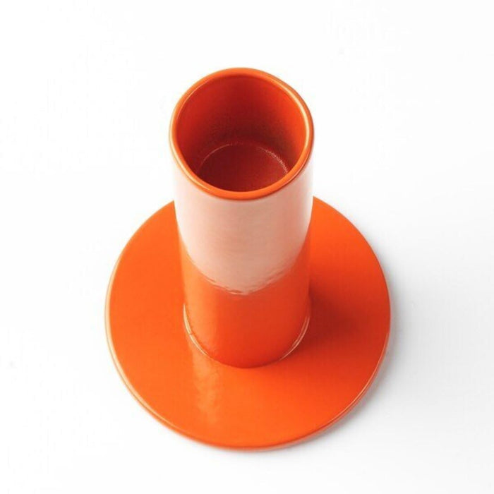 Digital Shoppy High-quality decorative candle holders in bright orange  83062990