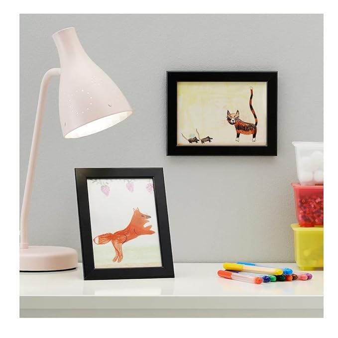 IKEA Frame, black, 13x18 cm With Adhesive hook for frame, White