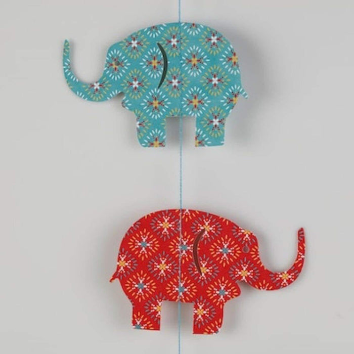 IKEA GETINGSTA Hanging decoration, elephant/multicolour