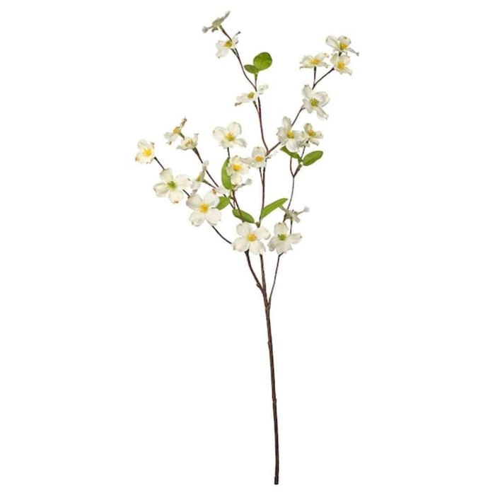 IKEA SMYCKA Artificial flower, in/outdoor/Dogwood pink56 cm with Artificial flower, in/outdoor/Dogwood white, 56 cm (22 ")