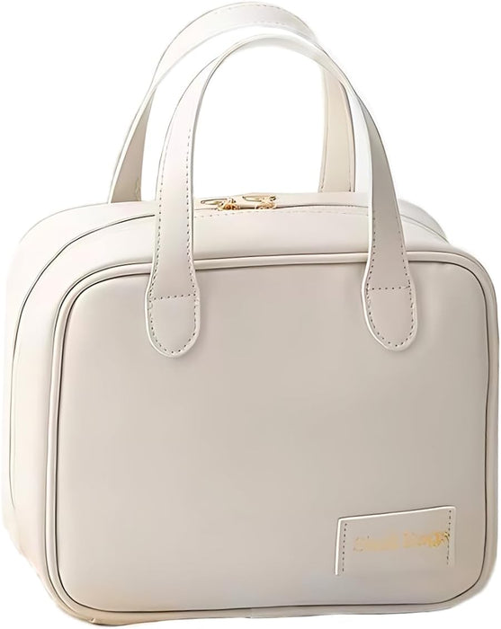 Digital Shoppy PU Large Capacity Travel Make Up Storage Organizer Makeup Pouch Cosmetic Bag Shell Bags