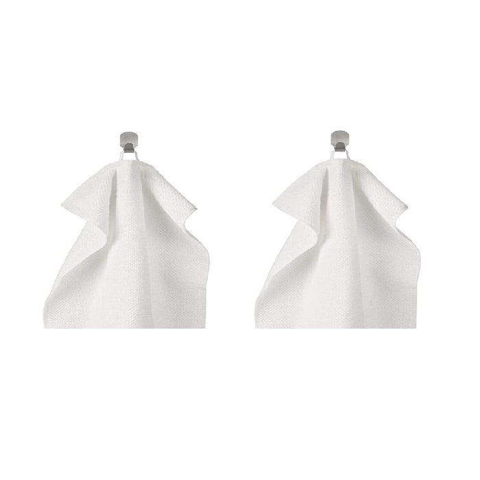 IKEA FRÄJEN Washcloth, White, 30x30 cm - Pack of 2