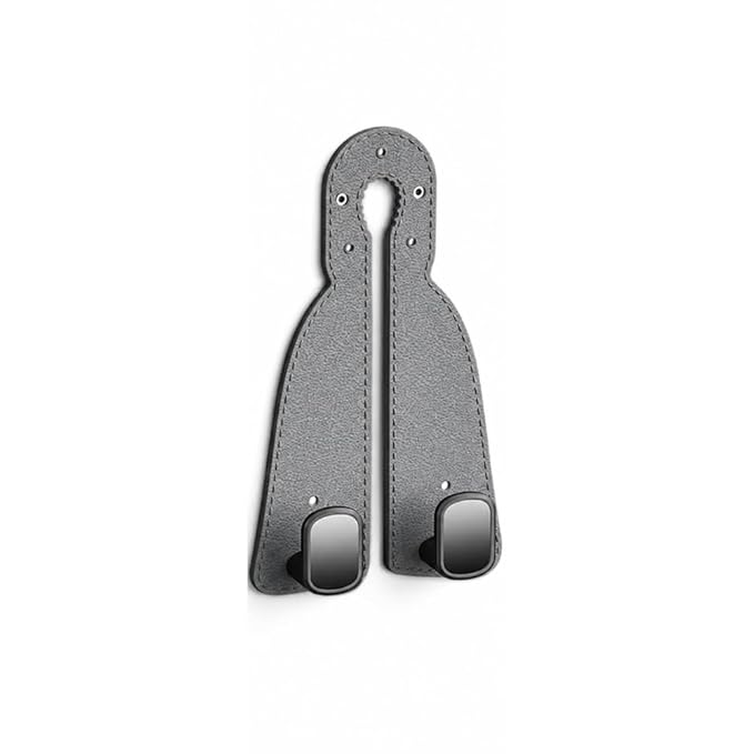 Digital Shoppy Leather Car Headrest Hooks for Back Seat Organizer, Universal Seat Hanger