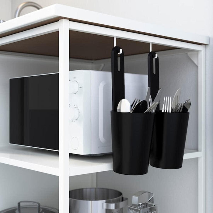 IKEA SKATTÅN Container, 12x34 cm with 12-piece cutlery set