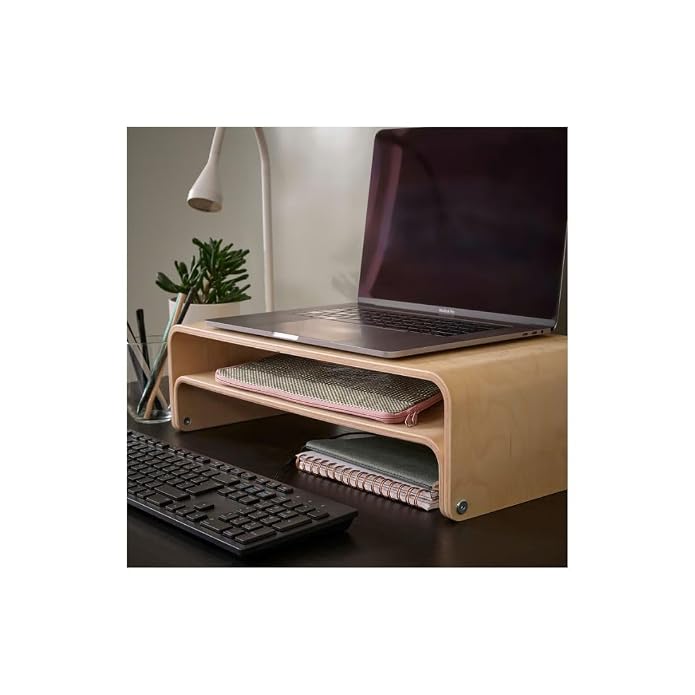 Ikea ROMELSÖN Laptop Case, Patterned, Olive Green with Pink Zip, 14", with URSPRUNGLIG Napkins, Gingham Check, 25x25 cm, 2 Pack