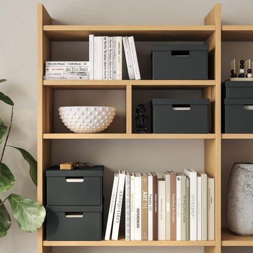 IKEA FJÄDERHARV Storage box with lid