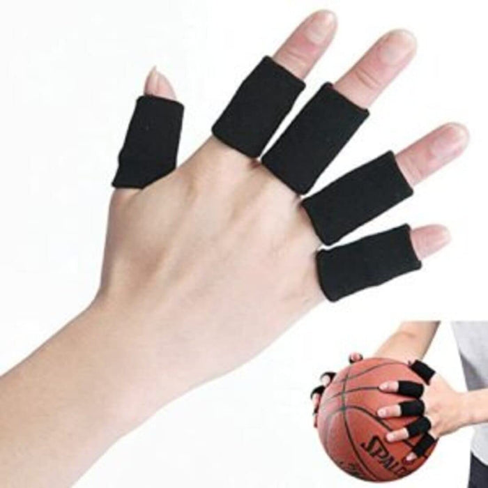 Digital Shoppy 10pcs Sport Finger Splint Guard Bands Finger Protector Guard Support