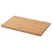 Wooden cutting board on a white background