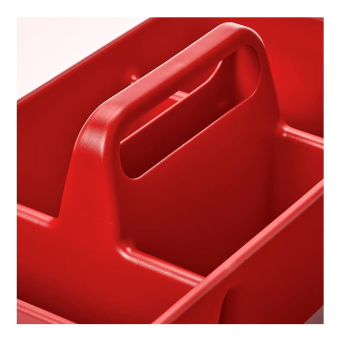 IKEA Desk Organiser combo Red, 32x18x16 cm and white, 18x17 cm