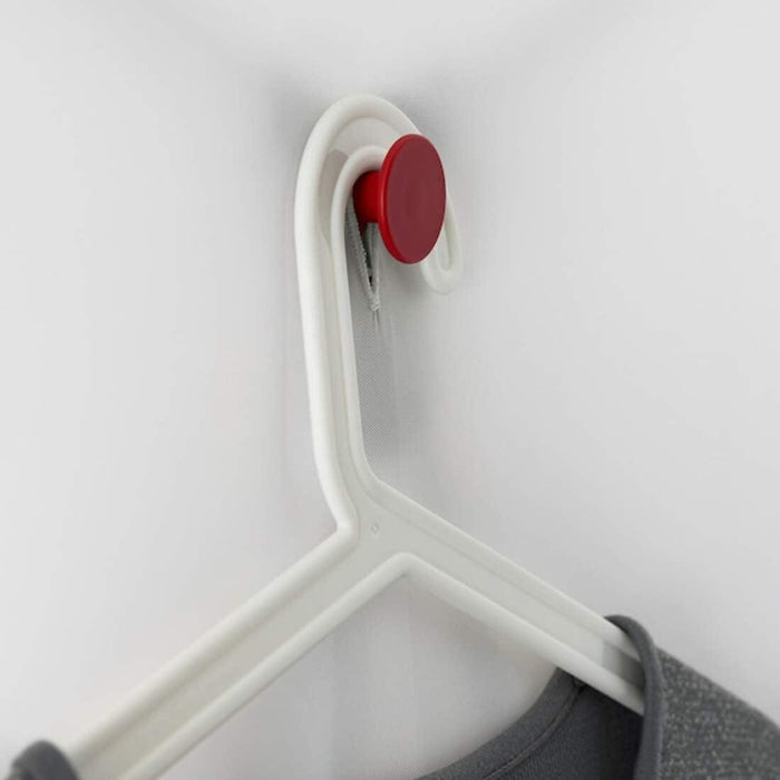 IKEA VUKU Wardrobe, white, 74*51*149 cm  with  Hanger, white/grey ( 5 pack )