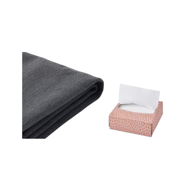 Ikea SAKARIAS Stool Cover Sporda Dark Grey with Paper Napkin (100 Pack)
