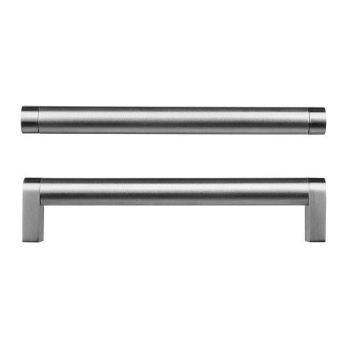 IKEA RINGHULT Drawer front, high-gloss light grey, 40x10 cm with Handle, stainless steel colour, 234 mm