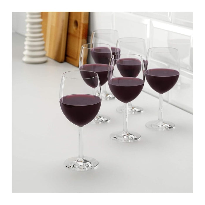 Ikea Luxury Wine Glass Set,30 cl & Stainless Steel Ice Bucket with Napkins