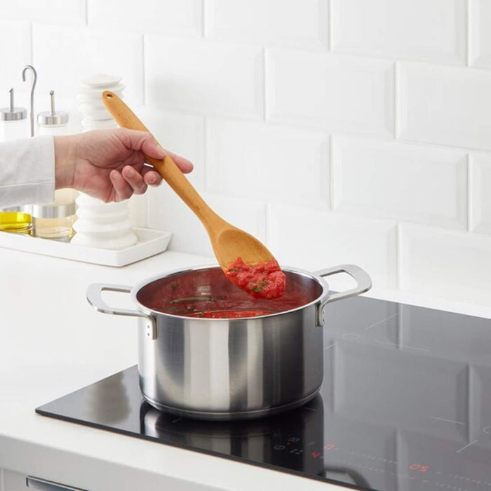 IKEA RORT Spoon, round/beech with  RÖRT Spoon, beech